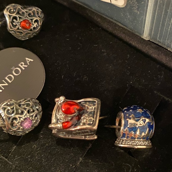 NEW Pandora Charms - Heart Birthstones & Christmas - Picture 1 of 1